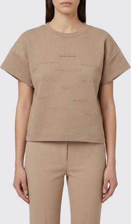 Elisabetta Franchi T-shirts in misto cotone con logo all-over Elisabetta Franchi
