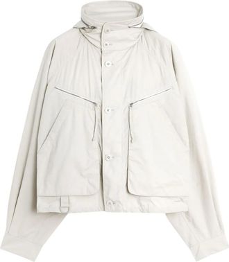 Christophe Lemaire parachute jacket - men - Fabric - 50 - Neutrals