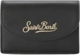 MC2 Saint Barth Leren Kaarthouder - Dames - Portefeuilles - Zwart - ONE Size - Katoen - Accessoires