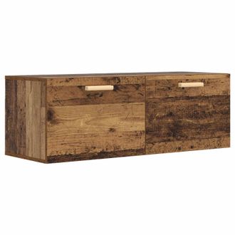 vidaXL Armario De Pared Madera Envejecida 100 X 36,5 X 35 Cm Vidaxl