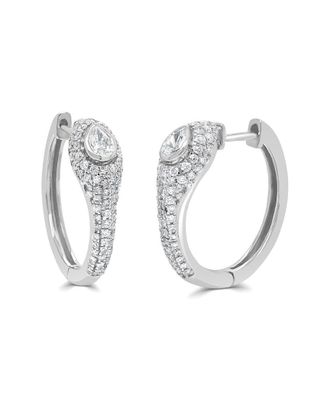 Sabrina Designs 14K 0.77 Ct. Tw. Diamond Huggie Earrings