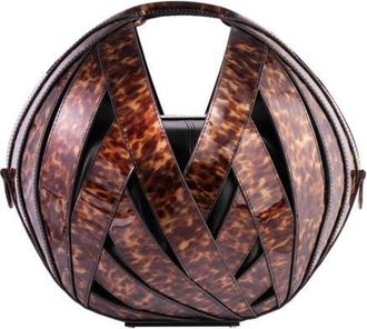 Perrin Paris LE PANIER HANDBAG in Ecaille Brown at Nordstrom
