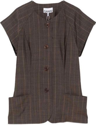 Ganni Light Wool Blouse