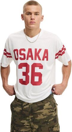 Cotton On Mens Football Jersey in Vintage White Osaka at Nordstrom, Size X-Small