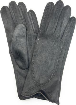 MARCUS ADLER Stitched Touchscreen Gloves in Grey at Nordstrom Rack