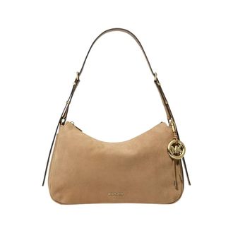 Michael Kors Tassen, Dames, Beige, ONE Size, Katoen, Nolita Schoudertas