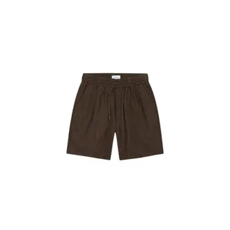 Les Deux Heren, Korte broeken, Bruin, Maat: XL Linnen