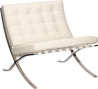 OEM Sill&oacute;n Ba1, Piel Blanca Natural, Cl&aacute;sico