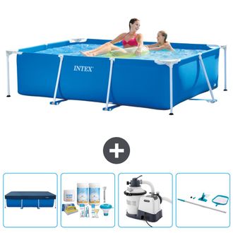 Intex Piscina Con Estructura Rectangular - 220x150x60 Cm - 5-piezas Scb65