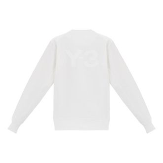 adidas Y-3 Back Logo Crew Neck Sweatshirt Core White FN3372