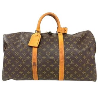 Louis Vuitton Pre-owned Weekend Bags, female, Brown, Size: ONE SIZE Pre-owned Vintage Boston Bag