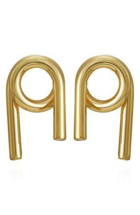 Vince Camuto Loop Stud Earrings in Gold Tone at Nordstrom Rack