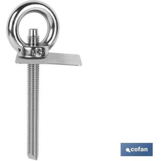 cofan Punto De Anclaje Inox. M12 Ruptura +23 Kn, Punto De Anclaje Fabricado En Acero Inoxidable 304 Dise&ntilde;ado Para Garantizar La M&aacute;xima Seguridad En Trabajos
