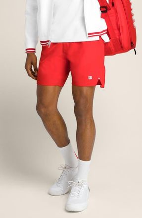 Wilson Tournament V2 Tennis Shorts in Infrared at Nordstrom, Size Xx-Large