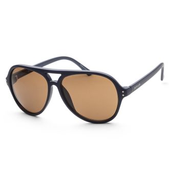 Calvin Klein Unisex 58mm Matte Navy Sunglasses