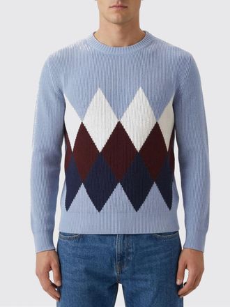 Ballantyne Pullover girocollo Ballantyne in cotone con motivo a rombi