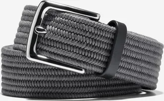 Cole Haan Mens 35MM Stretch Web Belt - Grey Size 32
