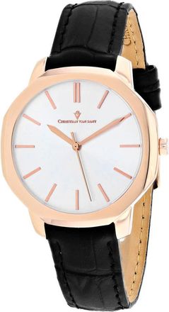 Christian Van Sant Octave Slim Quartz Silver Dial Ladies Watch CV0503