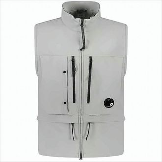 C.P. Company High-Collar Sleeveless Vest With Multiple Pockets