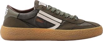 Puraai Sidro Sneakers - Heren - Schoenen - Groen - Maat: 43 EU Leer