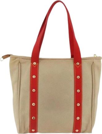 Louis Vuitton Pre-owned Tote Bags, female, Beige, Size: ONE SIZE Pre-owned Tote Bag