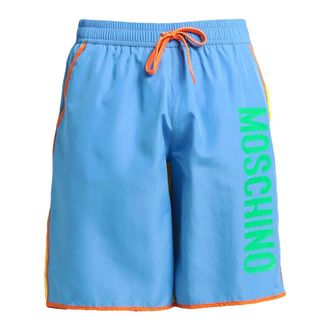 Moschino Mens Colour Block Swim Shorts (Blue) - Size X-Small