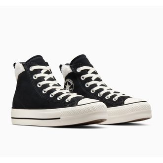 Converse Sneakers in leer All Star Puff Lift Cozy Essentials