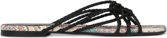 Etro Sandali con suola piatta - Nero