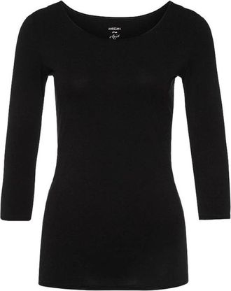 Marc Cain Fijne Top met Lange Mouwen - Dames - Longsleeves - Zwart - M - Tops