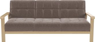 Sit&more 3-Sitzer »Billund« Armlehnen aus Buchenholz in natur, verschiedene Bezüge und Farben