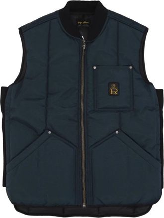 RefrigiWear Schokabsorberend Mouwloos Vest met Ritssluiting - Heren - Bodywarmers - Blauw - L - Polyester - Jassen