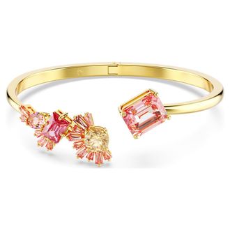 Swarovski Gema Bangle Gold Shiny Pink