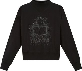 Isabel Marant Moby Sweatshirt - Sweatshirts & Hoodies - Mujer - Negro - 2XS