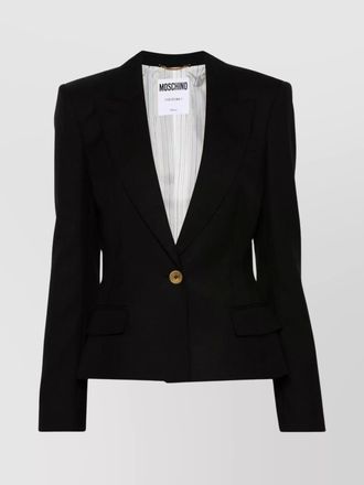 Moschino wool single-breasted blazer