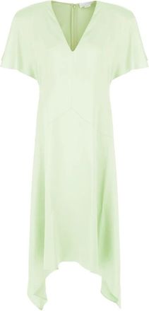 Stella McCartney Midi Jurk - Dames - Casual kleedjes - Groen - M - Kleedjes