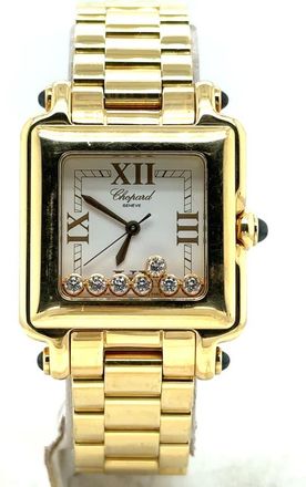 Chopard Pre-owned Chopard Happy Sport Quartz White Dial Ladies Watch 27/6770-23