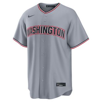 Nike James Wood Washington Nationals Nike Mens MLB Replica Jersey in Grey | RP26WTRDWT9-N8C