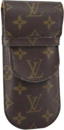 Louis Vuitton Pre-owned Accessories, female, Brown, Size: ONE SIZE Pre-owned Canvas Pouch