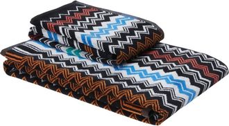 Missoni Home Neoklassiek Multicolor Set 2 Stuks - unisex - Handdoeken - Veelkleurig - ONE Size - Home