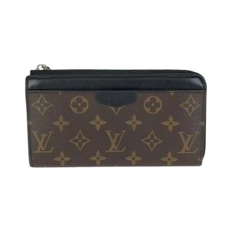 Louis Vuitton Pre-owned Wallets, male, Brown, Size: ONE SIZE Pre-owned Zippy Dragonne Monogram Macassar Long Wallet