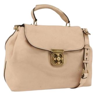 Chlo&eacute; Pre-owned Handbags, female, Beige, Size: ONE SIZE Pre-owned Hand Bag