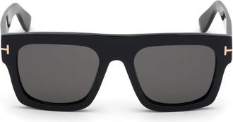 Tom Ford Sunglasses Ft0711 01 A Fausto Black/Dark Grey Unisex