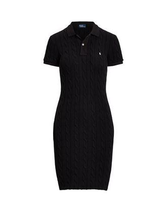 Ralph Lauren SKINNY FIT CABLE COTTON POLO DRESS