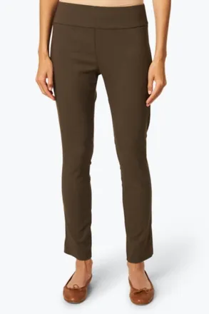 Elliott Lauren Control Stretch Pull On Ankle Pants In Hunter