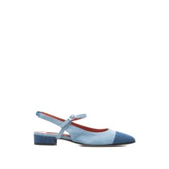 Carel Pumps, female, Blue, 7 UK, Oceano Slingback Ballets