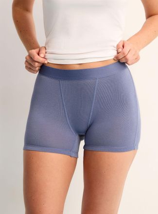 Miiyu Womens Ultra-comfortable elastic-waist boxer brief Organic cotton & TENCEL TM modal