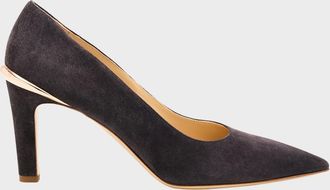 Gabriela Hearst 75mm Edwina Suede Pointed-Toe Pumps