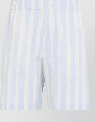 Jacquemus striped cotton relaxed-fit chino shorts