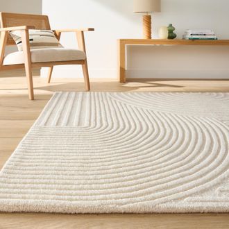 La Redoute Interieurs 100% wollen tapijt met grafisch motief, Melko