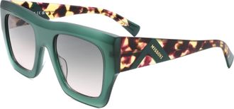 Missoni Womens 52 mm Green Sunglasses